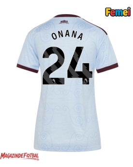 Aston Villa Amadou Onana #24 Tricou Fotbal Replică 2026-27 Femei Treilea Aston Villa Amadou Onana #24 Tricou Fotbal Replică 2026-27 Femei Treilea